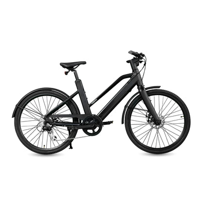 Profilansicht des Keskin CBike1V E-Bikes in Schwarz – 26 Zoll City E-Bike mit Motorunterstützung für Alltag, Schule, Arbeitsweg und E-Bike Leasing in Deutschland