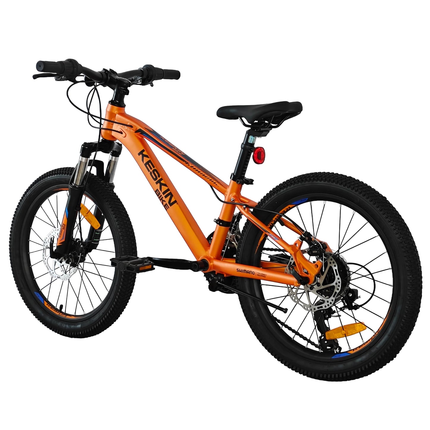 kinderfahrrad-mountainbike-orange-20-zoll-45grad-rueckansicht-keskin-bike-mtb-gelaendefahrrad-deutschland