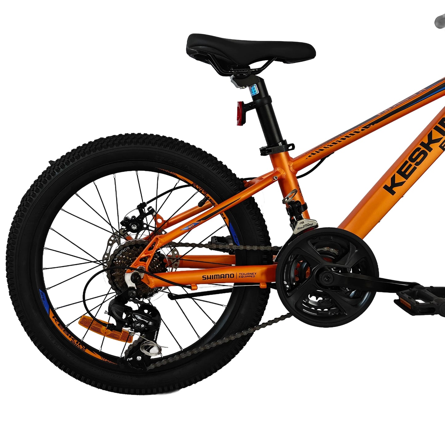 kinderfahrrad-mountainbike-orange-20-zoll-antrieb-kassette-kette-ansicht-keskin-bike-mtb-gelaendefahrrad-deutschland