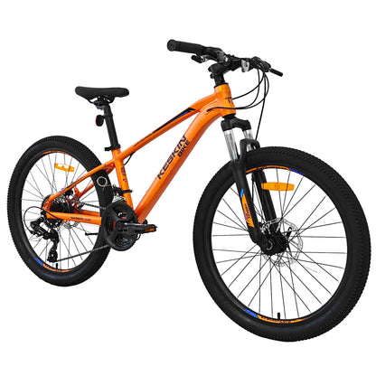 kinderfahrrad-mountainbike-orange-24-zoll-45grad-frontansicht-keskin-bike-mtb-gelaendefahrrad-deutschland